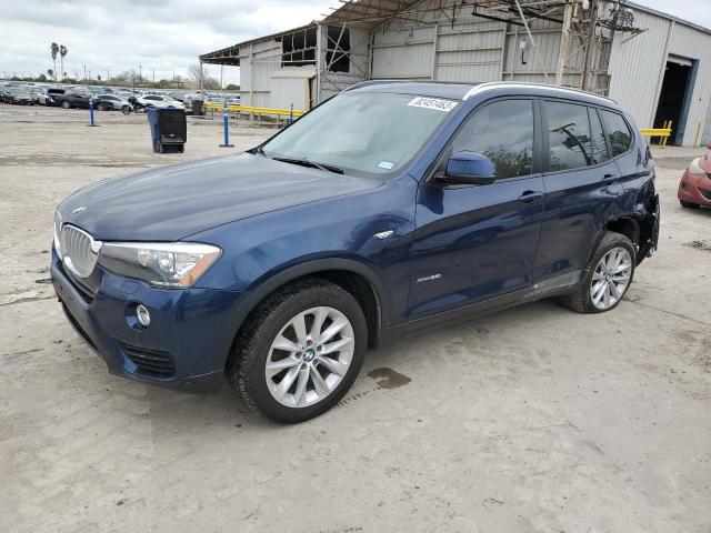 2017 BMW X3 XDRIVE28I, 