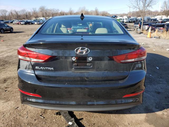 KMHD84LF5HU098296 - 2017 HYUNDAI ELANTRA SE BLACK photo 6