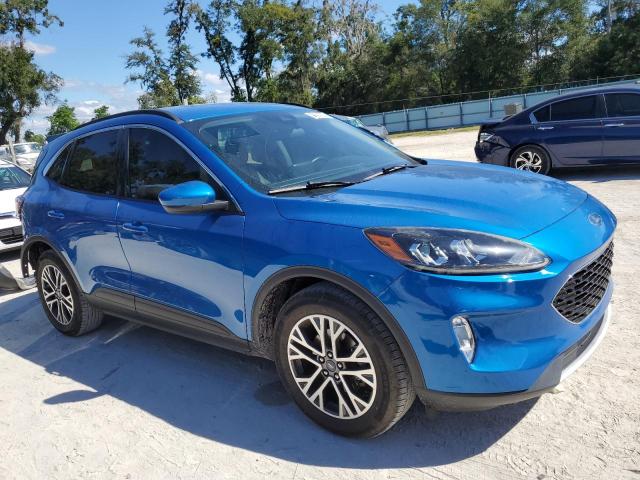 1FMCU9H62LUB17232 - 2020 FORD ESCAPE SEL BLUE photo 4