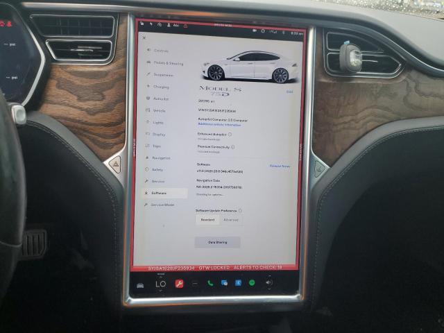 5YJSA1E28JF235934 - 2018 TESLA MODEL S 白色 照片 9