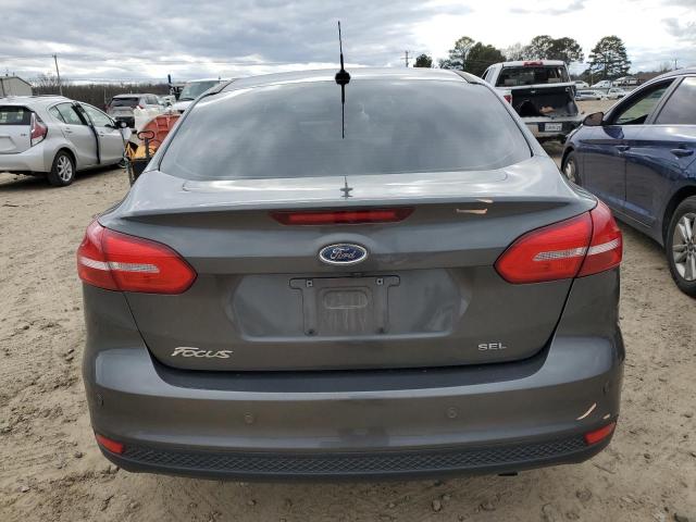 1FADP3H24HL227955 - 2017 FORD FOCUS SEL GRAY photo 6