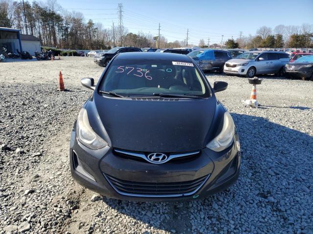 5NPDH4AE8GH753557 - 2016 HYUNDAI ELANTRA SE BLACK photo 5