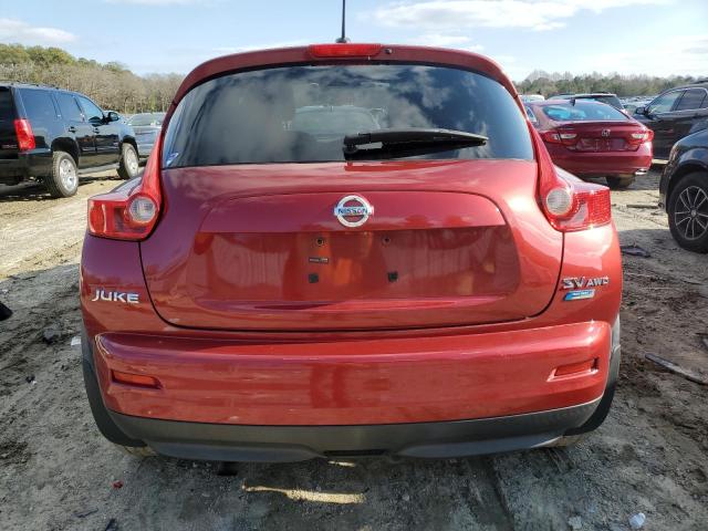 JN8AF5MV0CT107403 - 2012 NISSAN JUKE S RED photo 6