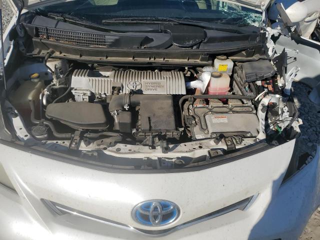 JTDZN3EU9C3037041 - 2012 TOYOTA PRIUS V WHITE photo 11