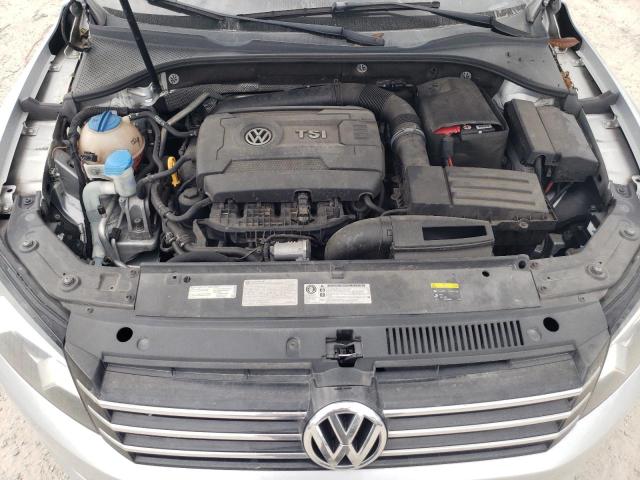 1VWBS7A34FC021619 - 2015 VOLKSWAGEN PASSAT SE SILVER photo 11