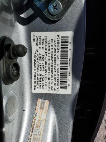 2HGFB2F59FH554128 - 2015 HONDA CIVIC LX SILVER photo 12