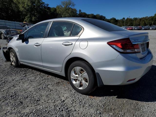 2HGFB2F59FH554128 - 2015 HONDA CIVIC LX SILVER photo 2