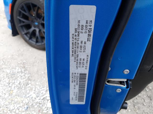 2C3CDXGJ7KH510891 - 2019 DODGE CHARGER SCAT PACK BLUE photo 13