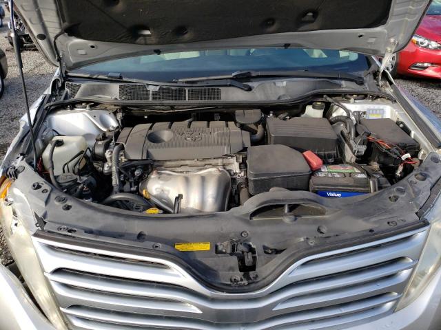 4T3ZA3BB1AU030321 - 2010 TOYOTA VENZA SILVER photo 12