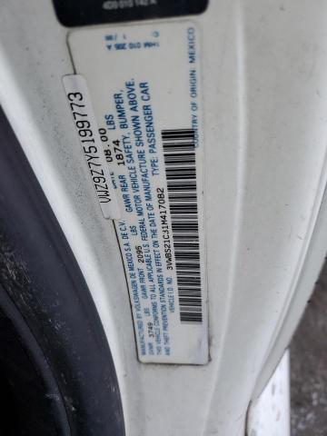 3VWBS21C31M417082 - 2001 VOLKSWAGEN NEW BEETLE GL 白色 照片 12