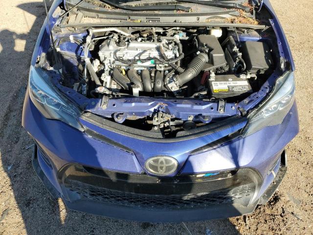 2T1BURHEXKC148909 - 2019 TOYOTA COROLLA L Niebieski zdjęcie 11