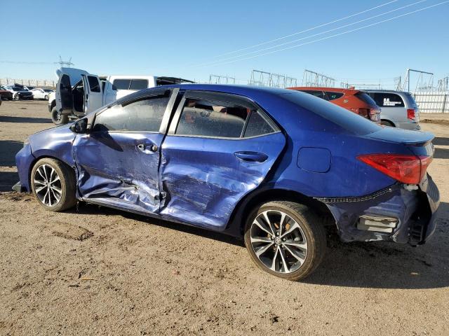 2T1BURHEXKC148909 - 2019 TOYOTA COROLLA L Niebieski zdjęcie 2