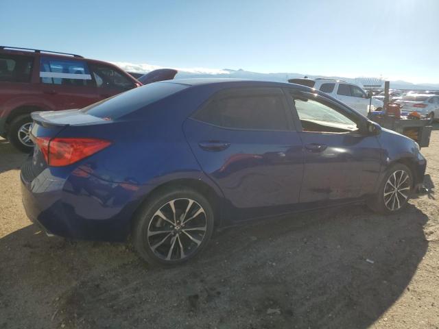 2T1BURHEXKC148909 - 2019 TOYOTA COROLLA L Niebieski zdjęcie 3