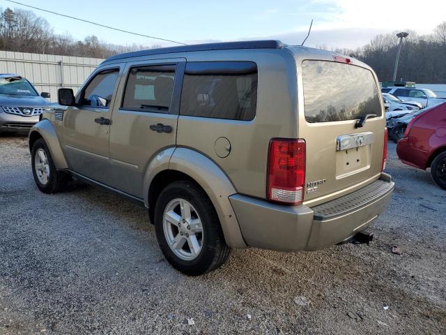 1D8GT58K97W666176 - 2007 DODGE NITRO SLT TAN photo 2