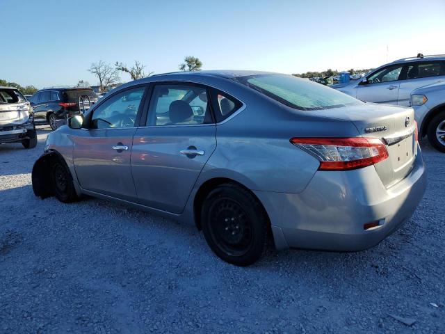 3N1AB7APXDL683758 - 2013 NISSAN SENTRA S SILVER photo 2