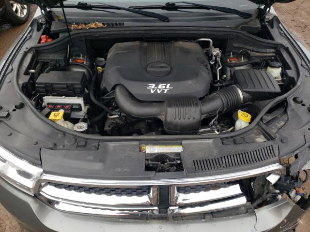 1C4RDJDG3DC604798 - 2013 DODGE DURANGO CREW GRAY photo 12