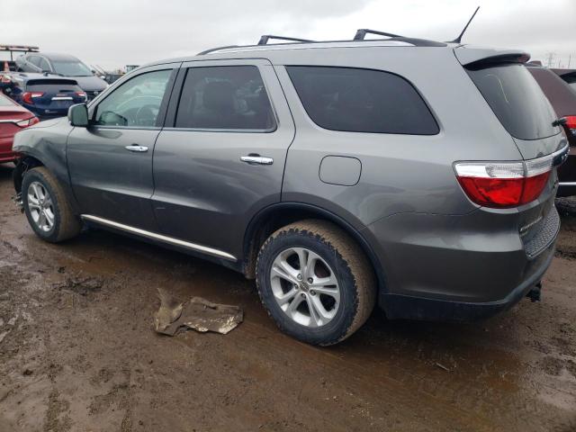 1C4RDJDG3DC604798 - 2013 DODGE DURANGO CREW GRAY photo 2