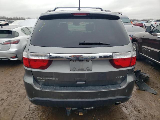 1C4RDJDG3DC604798 - 2013 DODGE DURANGO CREW GRAY photo 6