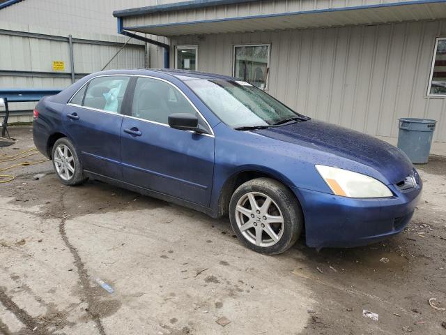 1HGCM56373A006197 - 2003 HONDA ACCORD LX BLUE photo 4