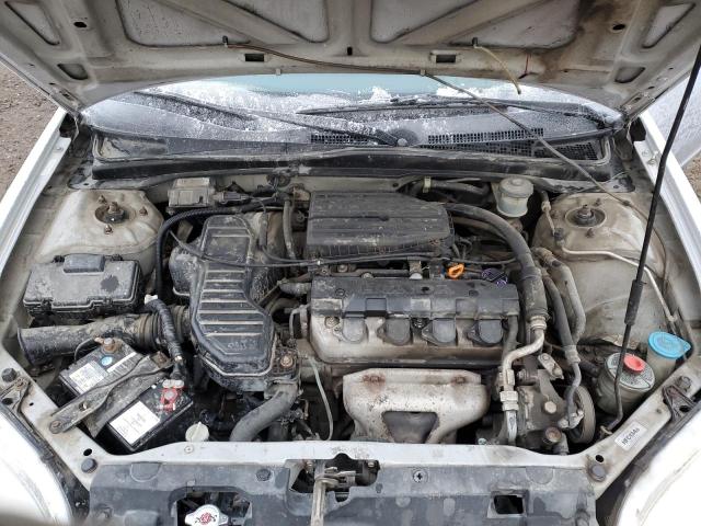 1HGEM22522L817410 - 2002 HONDA CIVIC LX SILVER photo 11