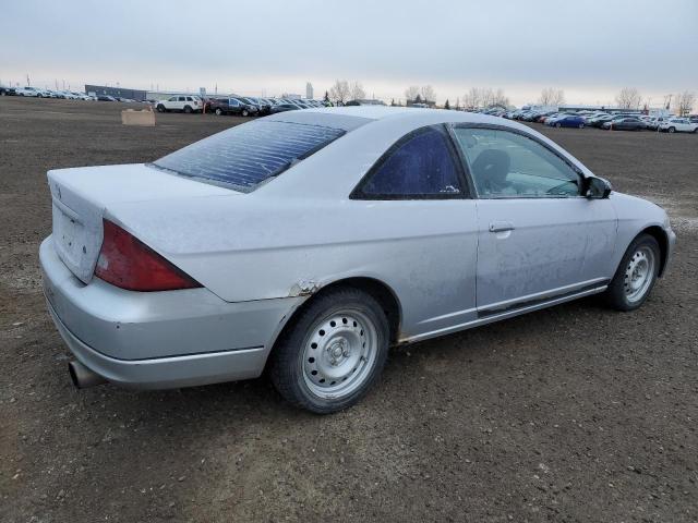 1HGEM22522L817410 - 2002 HONDA CIVIC LX SILVER photo 3