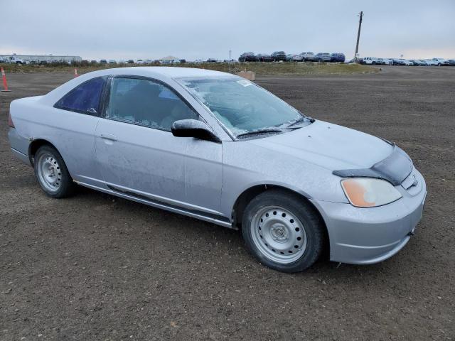 1HGEM22522L817410 - 2002 HONDA CIVIC LX SILVER photo 4