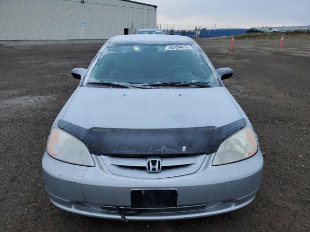 1HGEM22522L817410 - 2002 HONDA CIVIC LX SILVER photo 5