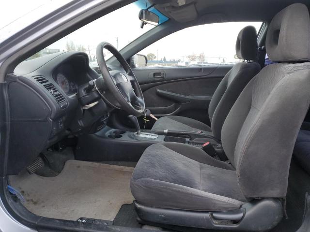 1HGEM22522L817410 - 2002 HONDA CIVIC LX SILVER photo 7