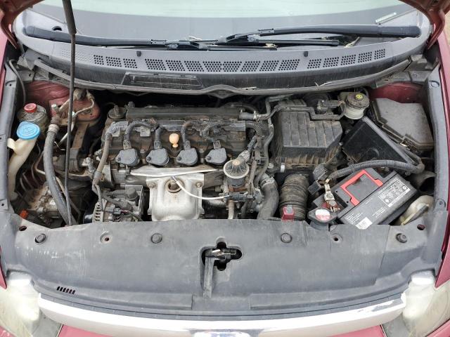 1HGFA16517L071881 - 2007 HONDA CIVIC LX Կարմիր լուսանկար 11