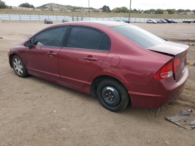 1HGFA16517L071881 - 2007 HONDA CIVIC LX Կարմիր լուսանկար 2