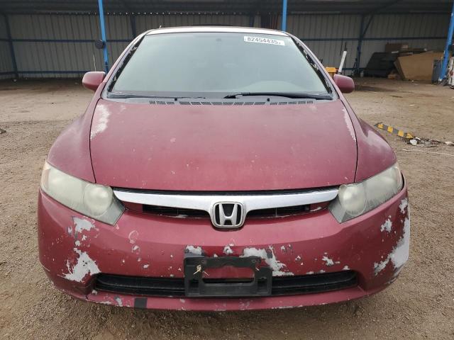 1HGFA16517L071881 - 2007 HONDA CIVIC LX Կարմիր լուսանկար 5