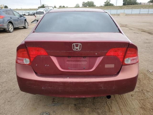 1HGFA16517L071881 - 2007 HONDA CIVIC LX Կարմիր լուսանկար 6