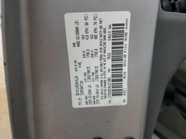 1D7KS28C06J213861 - 2006 DODGE RAM 2500 ST Plata foto 12