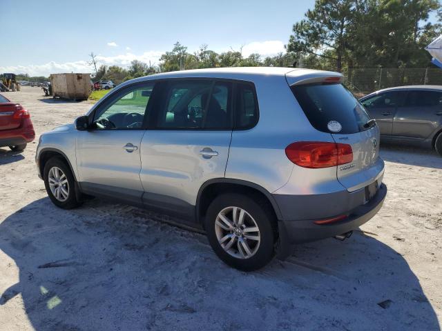 WVGAV7AX6CW589644 - 2012 VOLKSWAGEN TIGUAN S ვერცხლისფერი ფოტო 2