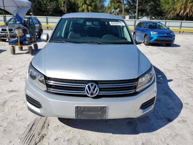 WVGAV7AX6CW589644 - 2012 VOLKSWAGEN TIGUAN S ვერცხლისფერი ფოტო 5