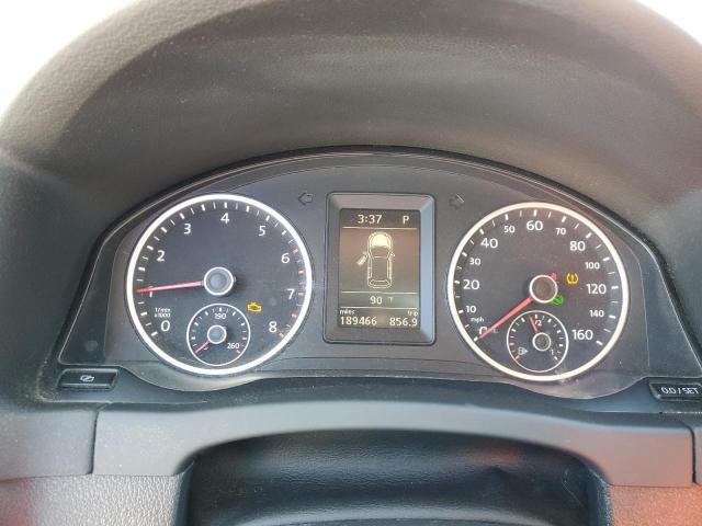 WVGAV7AX6CW589644 - 2012 VOLKSWAGEN TIGUAN S ვერცხლისფერი ფოტო 9