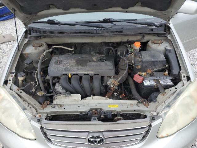 1NXBR32E84Z323795 - 2004 TOYOTA COROLLA CE SILVER photo 11