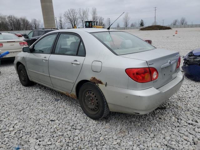 1NXBR32E84Z323795 - 2004 TOYOTA COROLLA CE SILVER photo 2