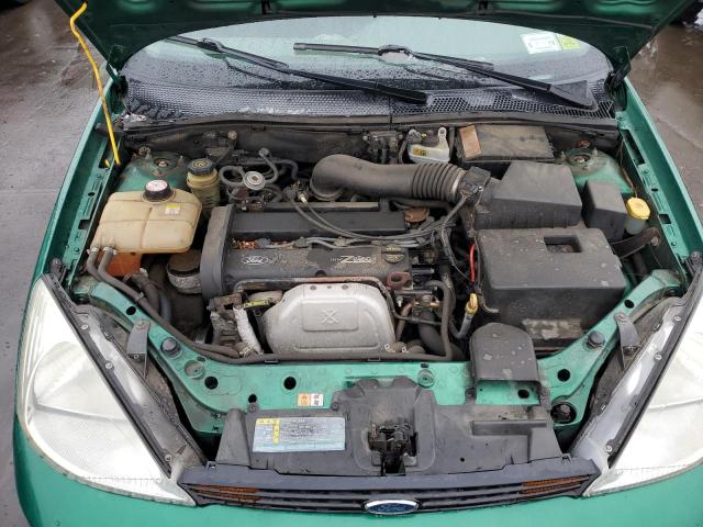 3FAFP37332R226274 - 2002 FORD FOCUS ZX5 GREEN photo 11