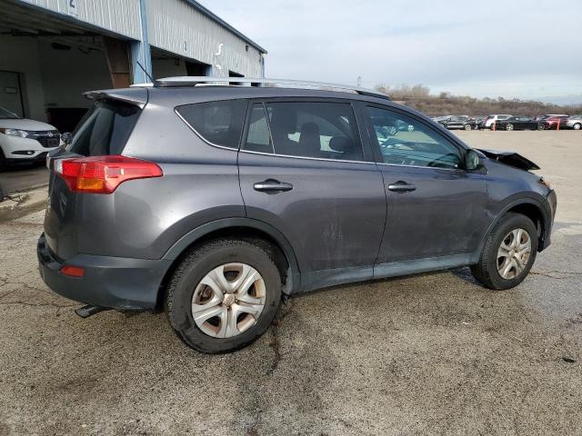 2T3ZFREV5EW123455 - 2014 TOYOTA RAV4 LE GRAY photo 3