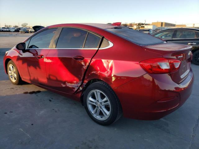 1G1BE5SM2H7129747 - 2017 CHEVROLET CRUZE LT RED photo 2