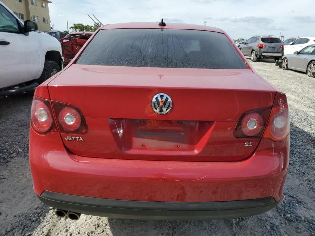 3VWRX7AJ8AM039109 - 2010 VOLKSWAGEN JETTA SE RED photo 6