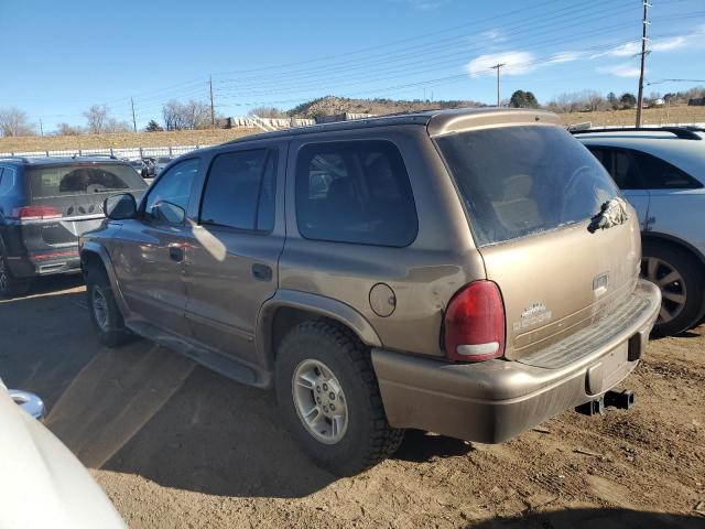 1B4HS28N4YF291150 - 2000 DODGE DURANGO TAN photo 2