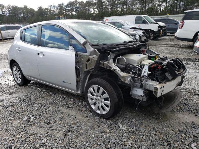 1N4AZ0CP4FC325492 - 2015 NISSAN LEAF S SILVER photo 4