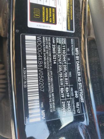 WDC0G4KB6JV050207 - 2018 MERCEDES-BENZ GLC 300 4MATIC BLACK photo 13