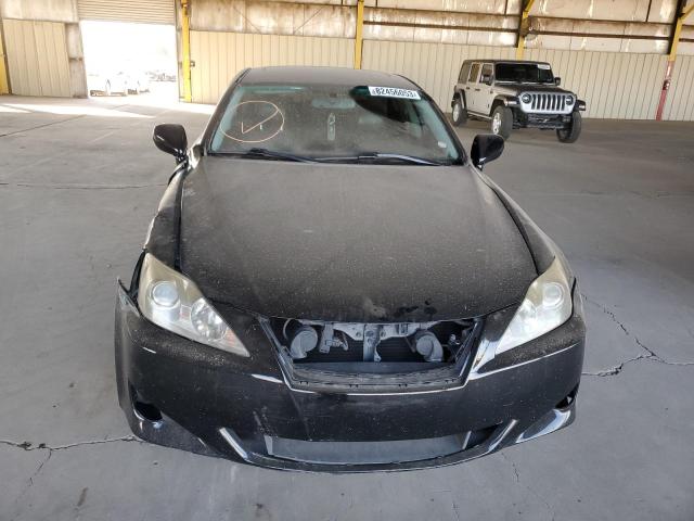 JTHBE262275015318 - 2007 LEXUS IS 350 BLACK photo 5