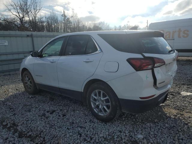 3GNAXKEV4NL292995 - 2022 CHEVROLET EQUINOX LT WHITE photo 2