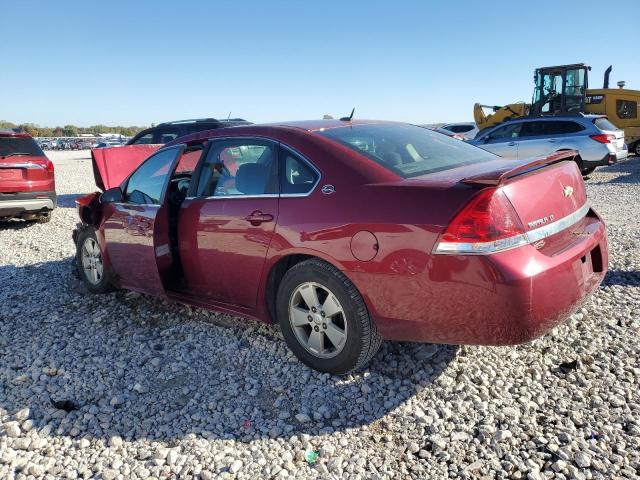 2G1WT57K091100745 - 2009 CHEVROLET IMPALA 1LT MAROON photo 2