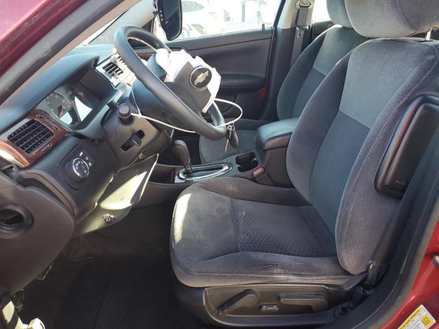 2G1WT57K091100745 - 2009 CHEVROLET IMPALA 1LT MAROON photo 7