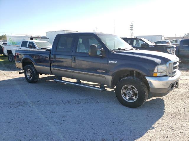 1FTNW21P34EC54967 - 2004 FORD F-250 SUPER DUTY BLUE photo 4